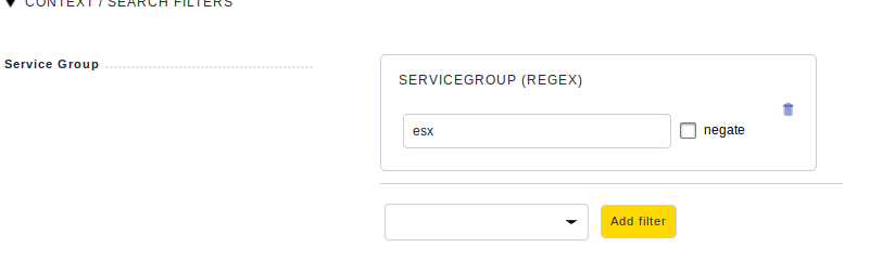 ESX servicegroup