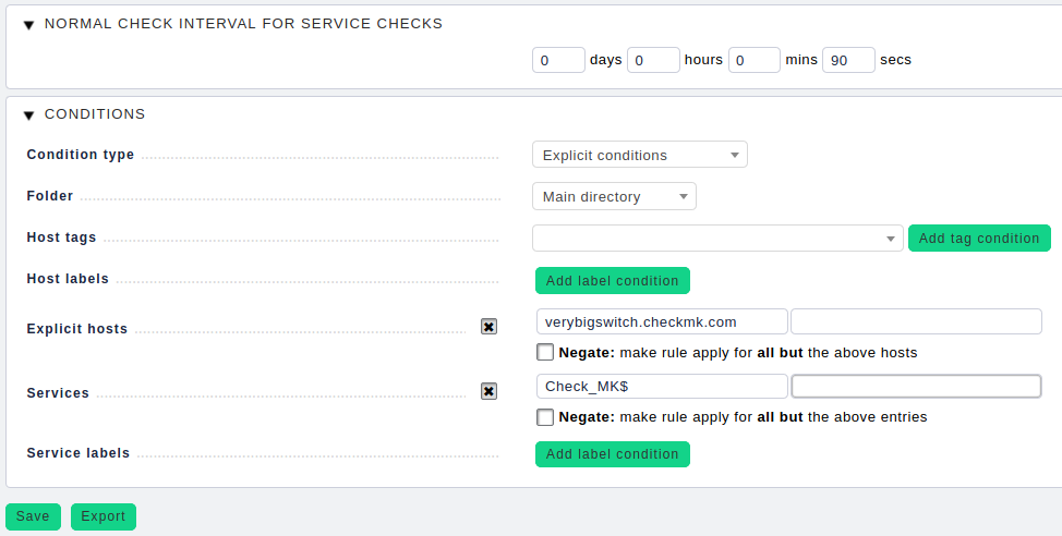 Check interval for services1