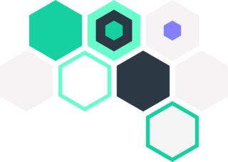 Monitor everything Hexagons linked together in different colours