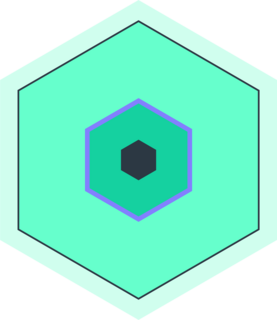 Extensible Hexagon with smaller hexagons inside
