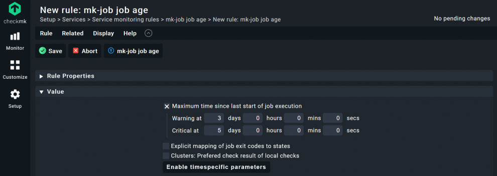Configuring the HTTPS plug-in in Checkmk to monitor the age of certificates